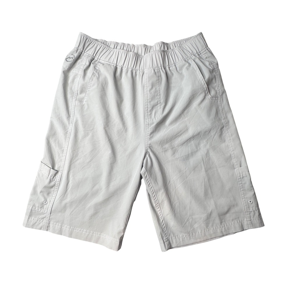 Magellan Shorts Kids L 14-16 Gray Caddo Lake Fish Gear Water Repellent Fishing